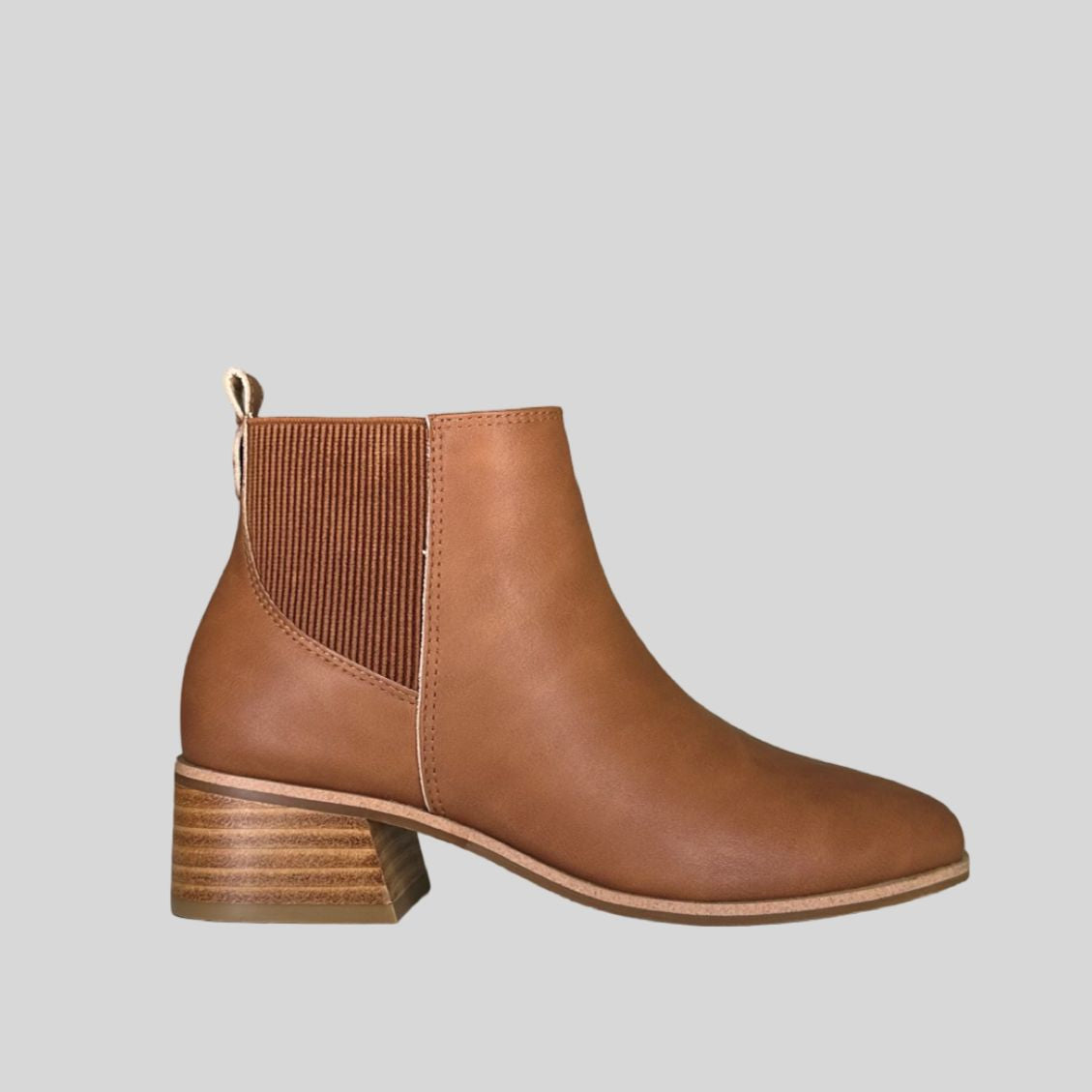 BAY LANE Layla Ankle Boot - Tan SHOES