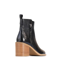 EOS Charity Leather Ankle Boots - Black ACCESSORIES