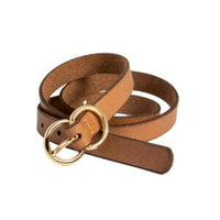 LOOP LEATHER CO. Brooke Leather Belt - Natural ACCESSORIES