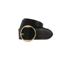 LOOP LEATHER CO. Ella Leather Belt - Black ACCESSORIES