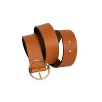 LOOP LEATHER CO. Ella Leather Belt - Tobacco ACCESSORIES