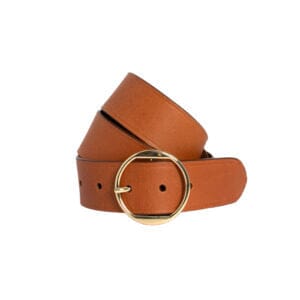 LOOP LEATHER CO. Ella Leather Belt - Tobacco ACCESSORIES