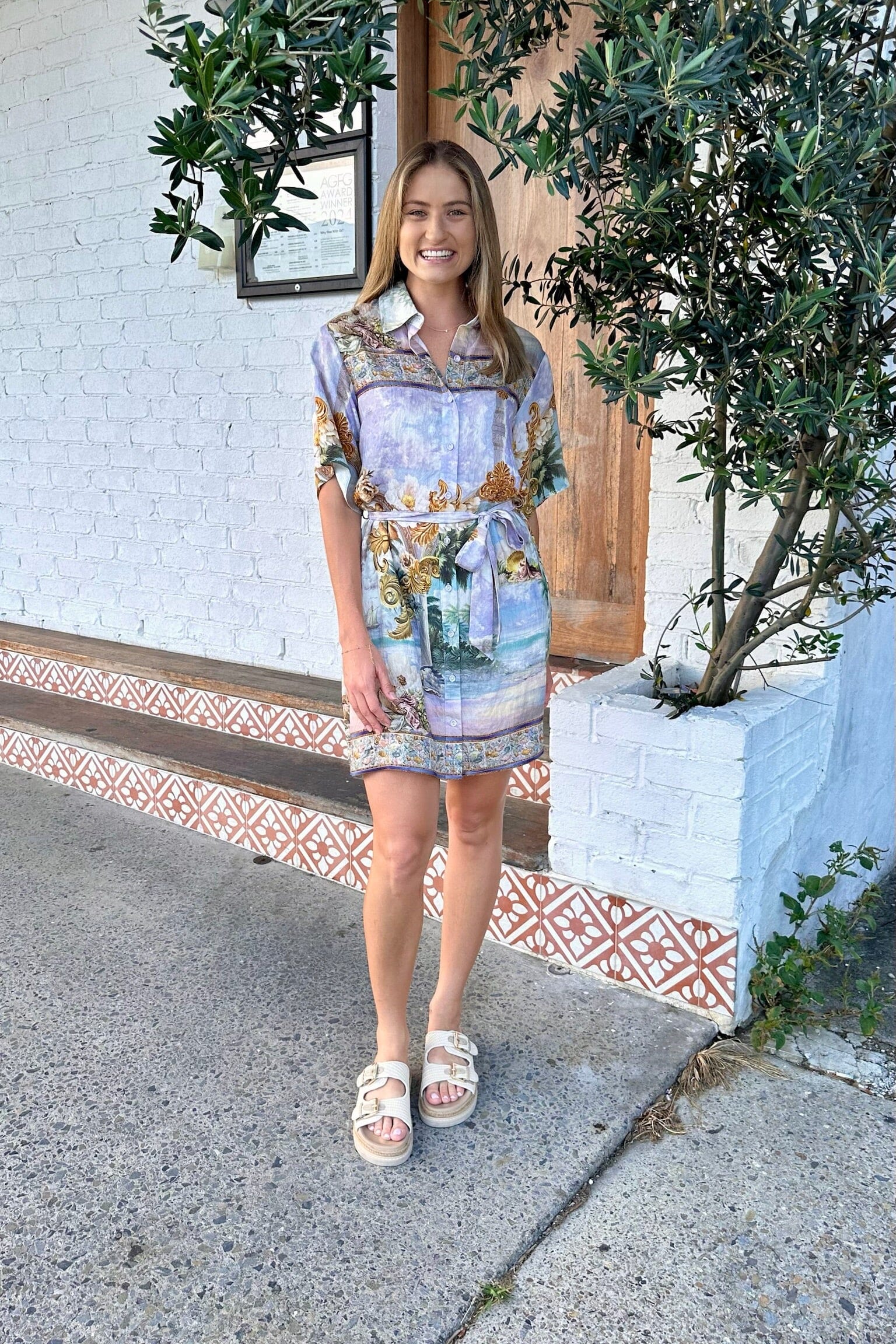 SHAREEN COLLECTIONS Cairo Shirt Dress DRESSES