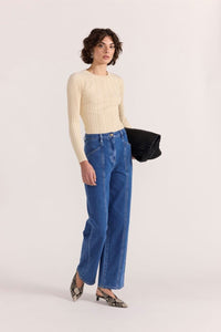 STAPLE THE LABEL Brooks High Waisted Jeans BOTTOMS