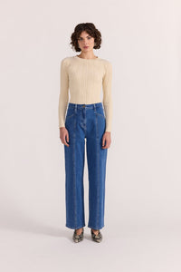 STAPLE THE LABEL Brooks High Waisted Jeans BOTTOMS