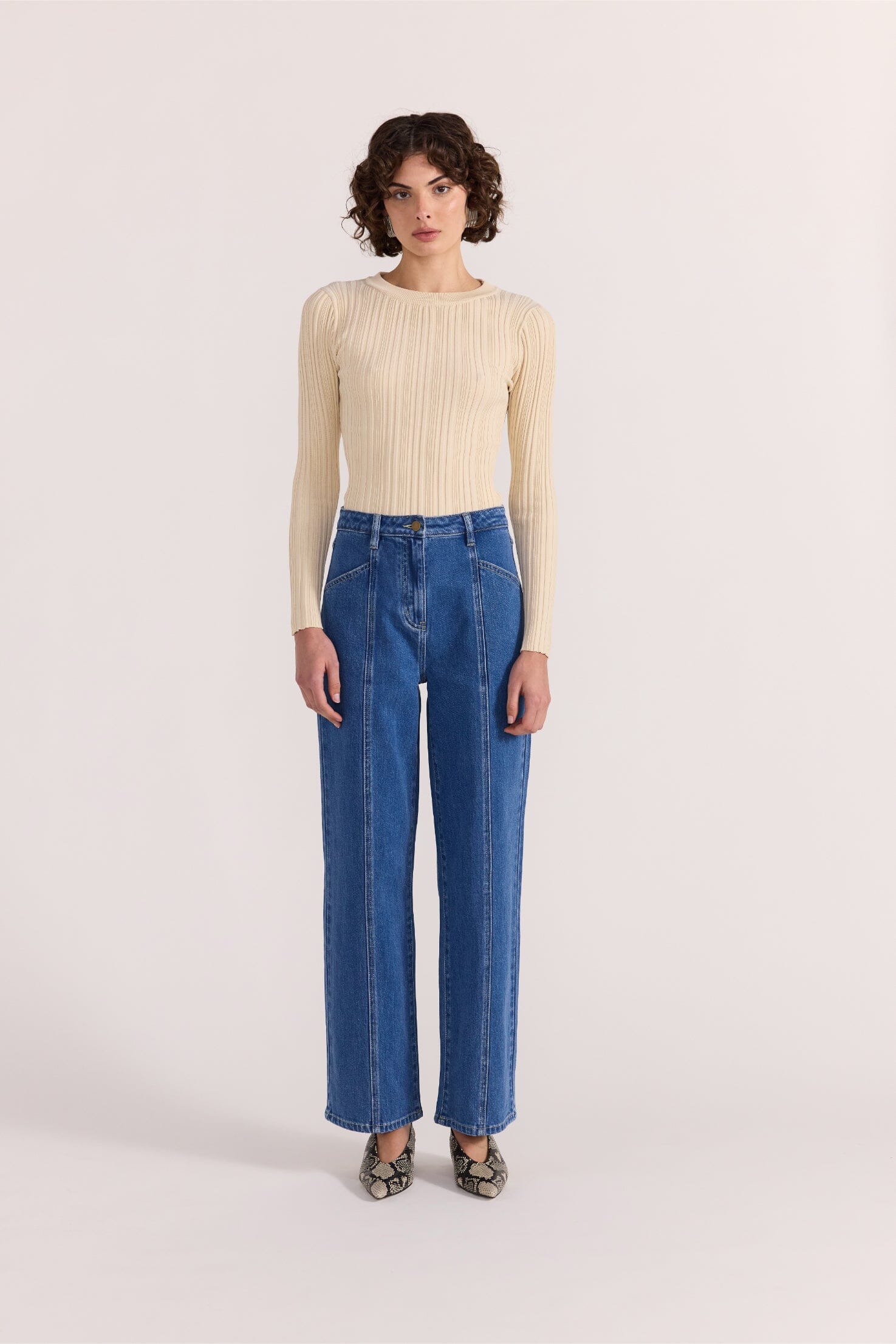 STAPLE THE LABEL Brooks High Waisted Jeans BOTTOMS