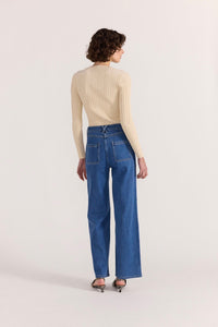 STAPLE THE LABEL Brooks High Waisted Jeans BOTTOMS