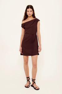 STAPLE THE LABEL Elira Asym Mini Dress DRESSES