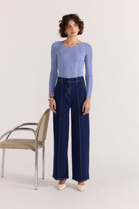 STAPLE THE LABEL Lennox High Waist Jeans BOTTOMS