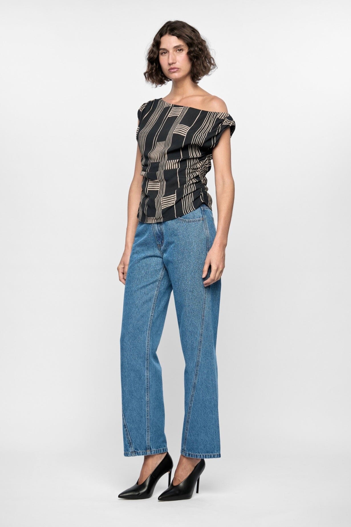 STAPLE THE LABEL Marina Asymmetrical Top TOPS
