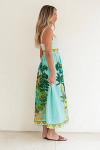 Tropical Oasis Midi Dress