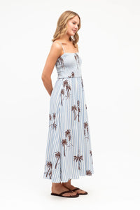 Zara Stripe Midi Dress
