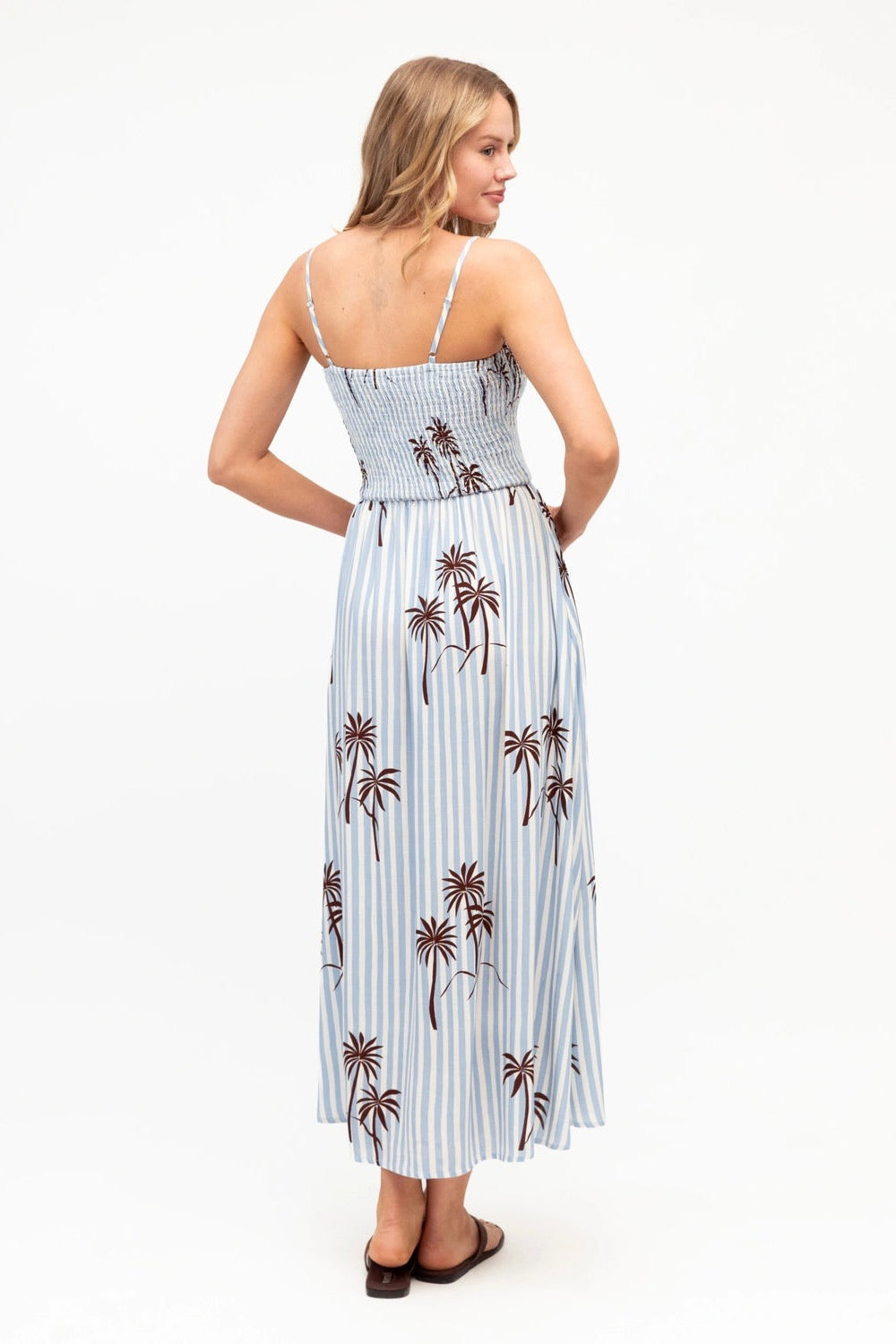 Zara Stripe Midi Dress