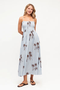Zara Stripe Midi Dress