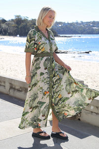 Tropical Paradise Midi Dress