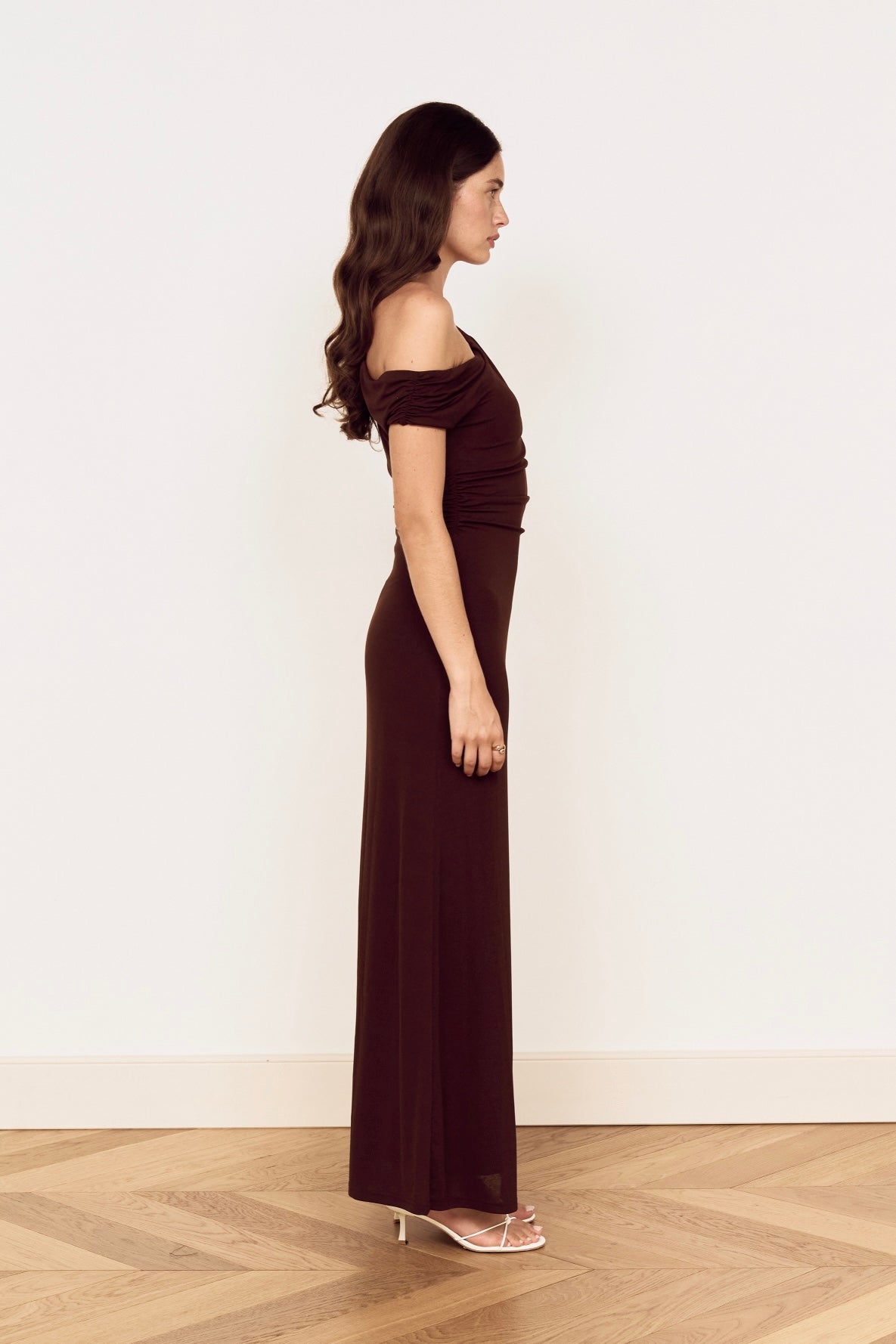 Aster Mesh Midi Dress