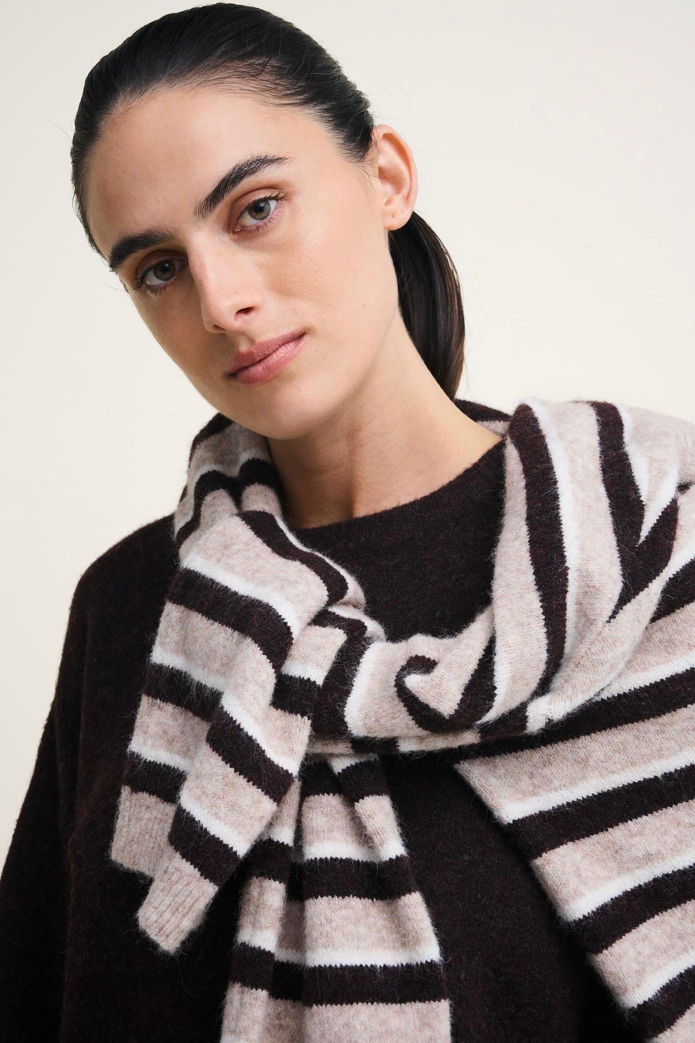 Otto Knit - Chocolate Stripe