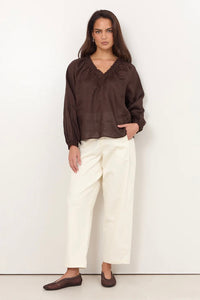Azari Linen Top