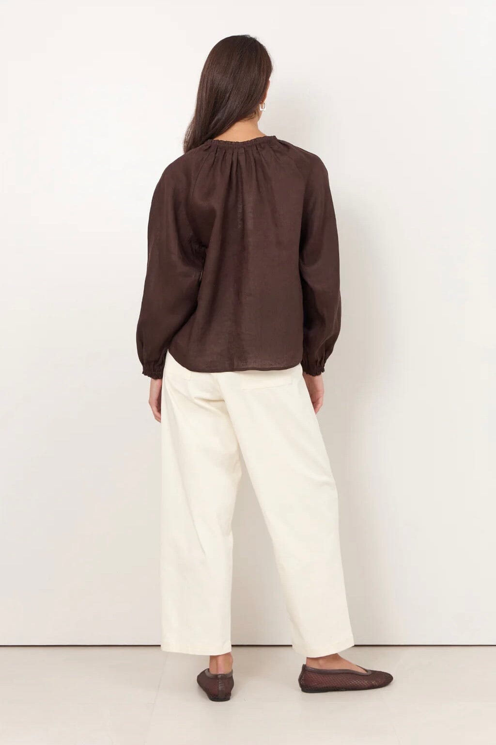ADORNE Azari Linen Top TOPS