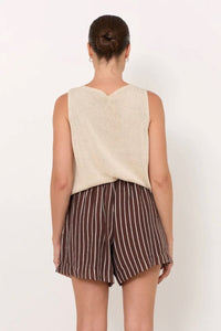 ADORNE Billy Stripe Short BOTTOMS
