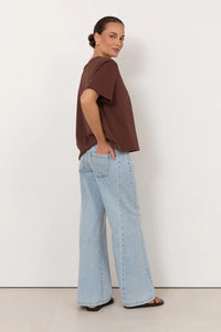 ADORNE Kaylee Side Panel Detail Jeans BOTTOMS