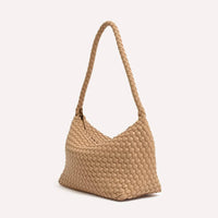 ADORNE Mackenzie Plait Bag - Nude ACCESSORIES