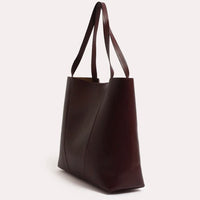 ADORNE Quinn Simple Pannelled Tote - Wine BAGS