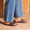 ARCHIES FOOTWEAR Archies Arch Support Slides - Brown SHOES
