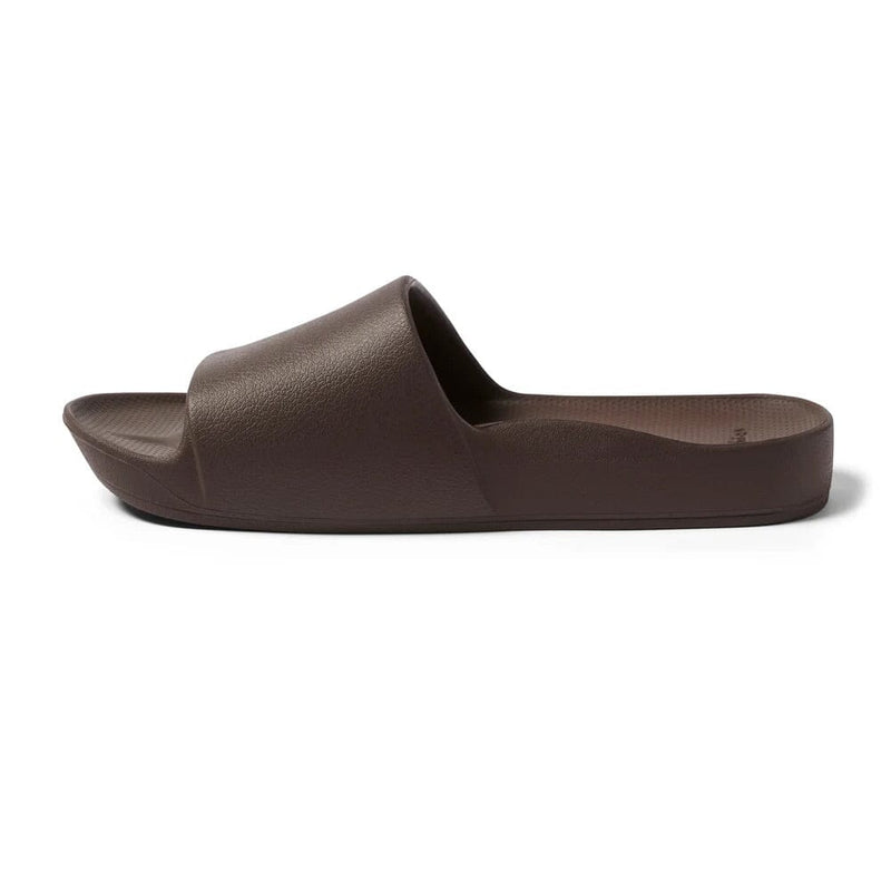 ARCHIES FOOTWEAR Archies Arch Support Slides - Brown SHOES