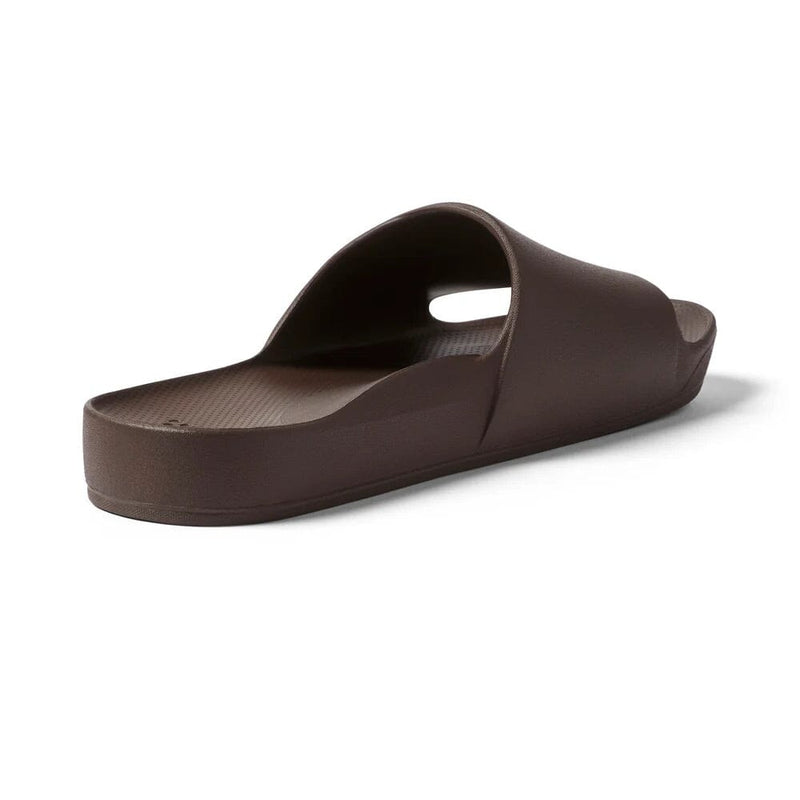 ARCHIES FOOTWEAR Archies Arch Support Slides - Brown SHOES