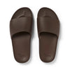 ARCHIES FOOTWEAR Archies Arch Support Slides - Brown SHOES