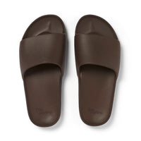 ARCHIES FOOTWEAR Archies Arch Support Slides - Brown SHOES