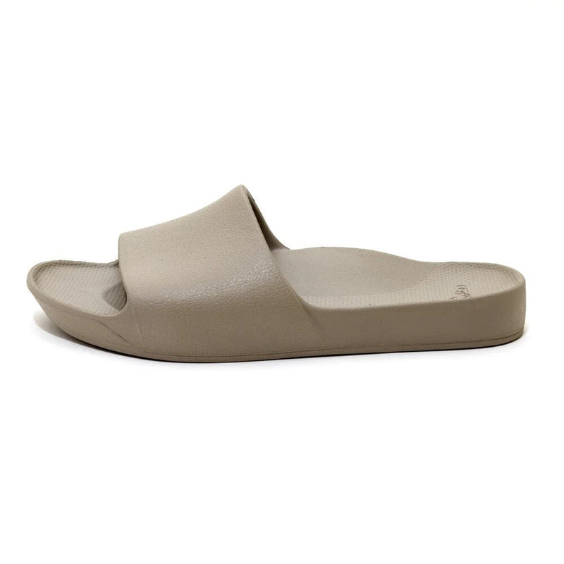 ARCHIES FOOTWEAR Archies Arch Support Slides - Taupe SHOES