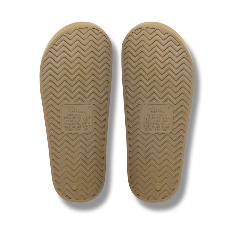 ARCHIES FOOTWEAR Archies Arch Support Slides - Taupe SHOES