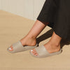 ARCHIES FOOTWEAR Archies Arch Support Slides - Taupe SHOES