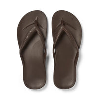 ARCHIES FOOTWEAR Archies Arch Support Thongs - Brown SHOES