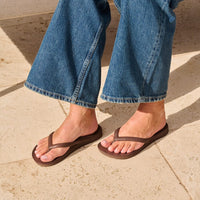 ARCHIES FOOTWEAR Archies Arch Support Thongs - Brown SHOES