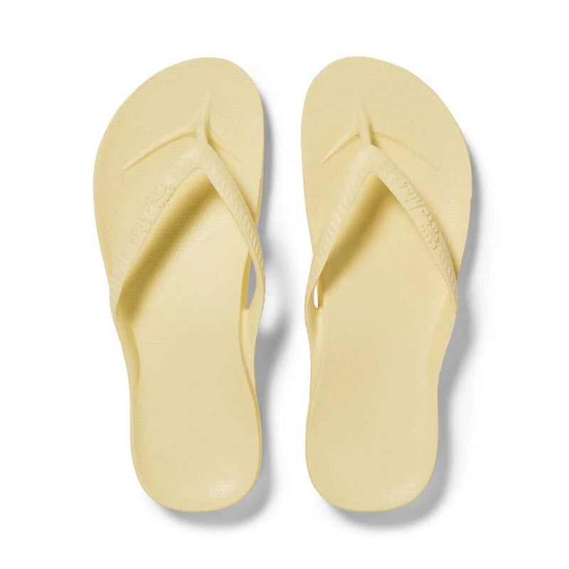 ARCHIES FOOTWEAR Archies Arch Support Thongs - Lemon SHOES