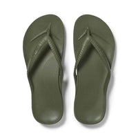 ARCHIES FOOTWEAR Archies Arch Support Thongs - Olive SHOES