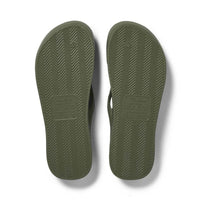 ARCHIES FOOTWEAR Archies Arch Support Thongs - Olive SHOES