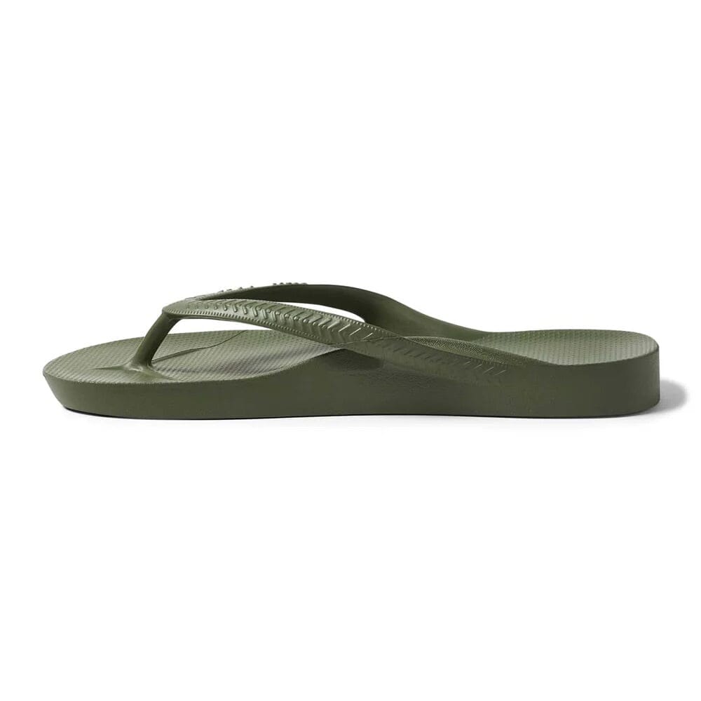 ARCHIES FOOTWEAR Archies Arch Support Thongs - Olive SHOES