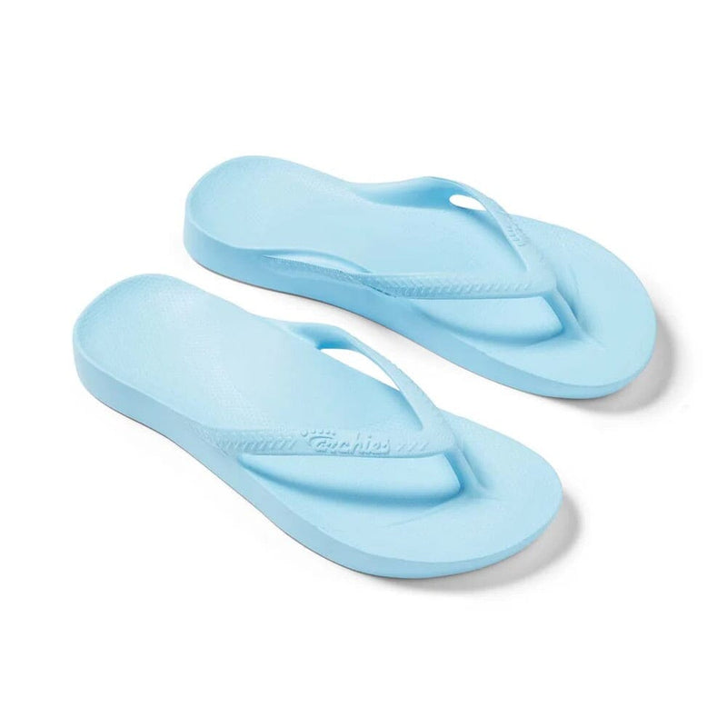 ARCHIES FOOTWEAR Archies Arch Support Thongs - Sky Blue SHOES
