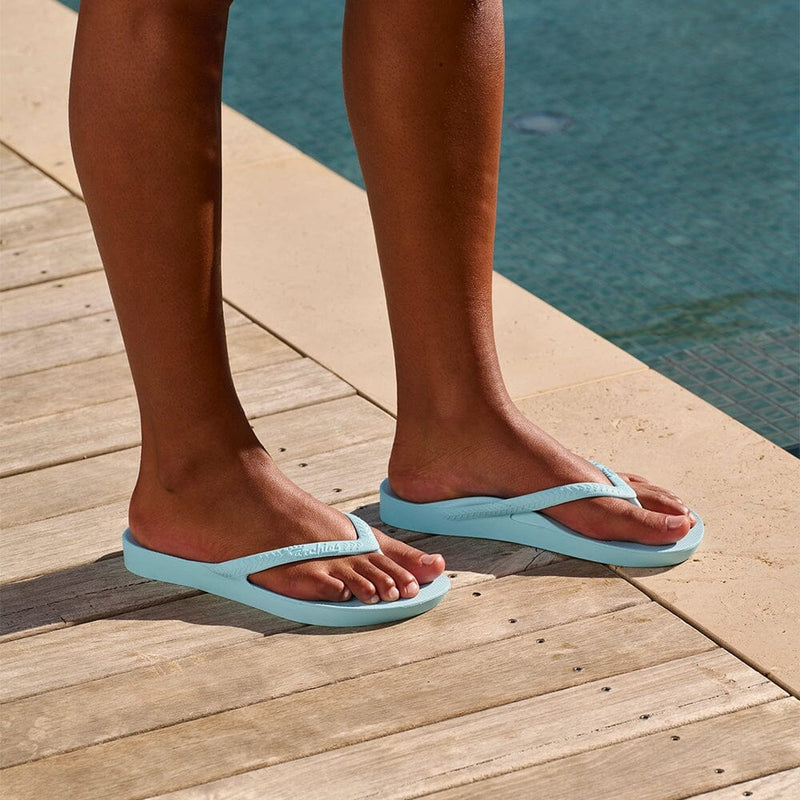 ARCHIES FOOTWEAR Archies Arch Support Thongs - Sky Blue SHOES