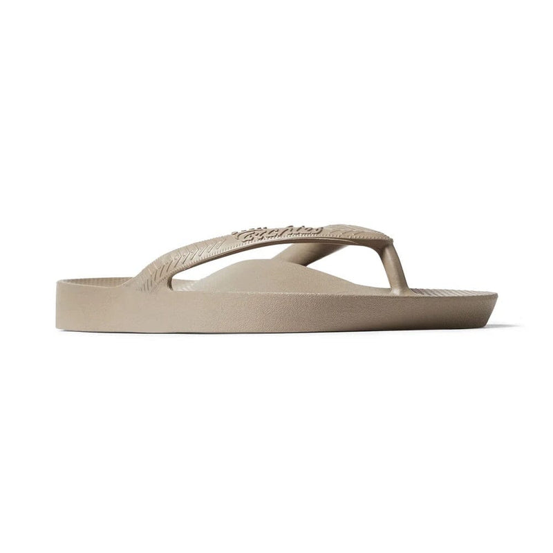 ARCHIES FOOTWEAR Archies Arch Support Thongs - Taupe SHOES