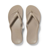 ARCHIES FOOTWEAR Archies Arch Support Thongs - Taupe SHOES