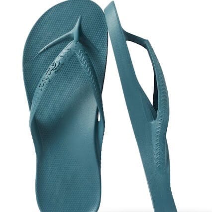ARCHIES FOOTWEAR Archies Original Thongs - Teal SHOES