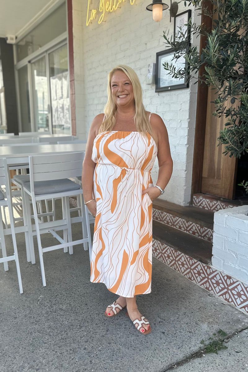 AVA Mangosa Midi Dress DRESSES