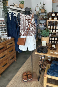 AVA Zulu Top - Chocolate TOPS