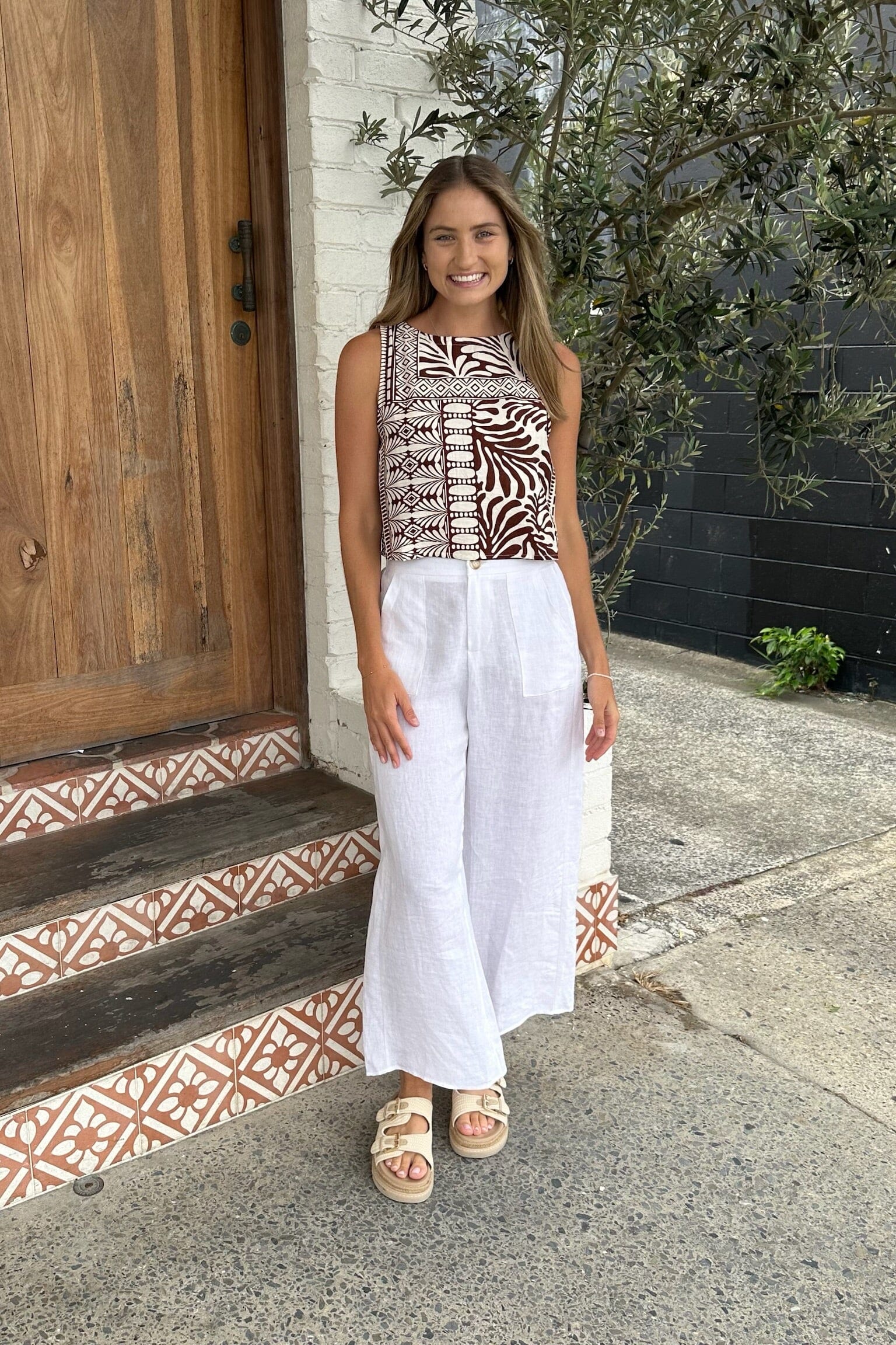 AVA Zulu Top - Chocolate TOPS