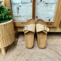 BAY LANE Sunday Slides - Natural SHOES